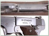 Hi-Standard Model A Target 22LR in box - 4 of 4