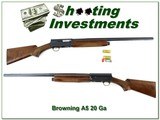 Browning A5 Magnum 20 Gauge 26in Invector - 1 of 4