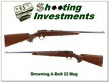 Browning A-Bolt HARD TO FIND 22 Magnum! - 1 of 4
