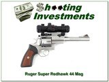 Ruger Super Redhawk 7.5in stainless 44 Mag w Red Dot scope - 1 of 4