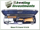 Blaser F3 Sporting Clays 12 and 28 Ga set Exc Cond! - 1 of 4