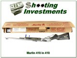 Marlin 410 Stainless Laminated JM Marked in box! - 1 of 4
