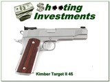 Kimber Stainless Target II 45 ACP Exc Cond! - 1 of 4