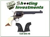 Colt SAA 45 7.5in 2nd Gen Like new RARE non-standard beveled cylinder - 1 of 4