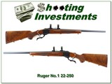 Ruger No.1 V 22-250 Red Pad XX Wood collector! - 1 of 4