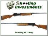 Browning 68 Belgium made Magnum 12 UNFIRED honey blond wood! - 1 of 4