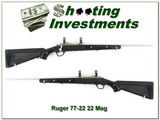Ruger 77/22 22 Mag hard to find Skeleton Zytel stock Exc Cond! - 1 of 4