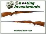 Weatherby Mark V Varmintmaster 224 early 1965 German collector! - 1 of 4