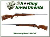 Weatherby Mark V Deluxe LH 340 Wthy collector! - 1 of 4