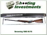 Browning 1885 45-70 28in Octagonal unfired in box! - 1 of 4