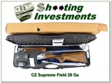 CZ Supreme Field 28 Ga 28in barrels near new XX Wood! - 1 of 4