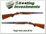 Ruger Red Label 20 Gauge Red Pad 26in choke tube barrels! - 1 of 4