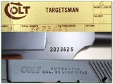 Colt Targetsman 22LR unfired in box 2 magazines! - 4 of 4