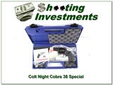 Colt Night Cobra 38 Special 2in new, unfired in case! - 1 of 4
