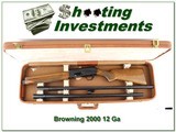 Browning B2000 12 Ga 2 barrel set in Browning case - 1 of 4