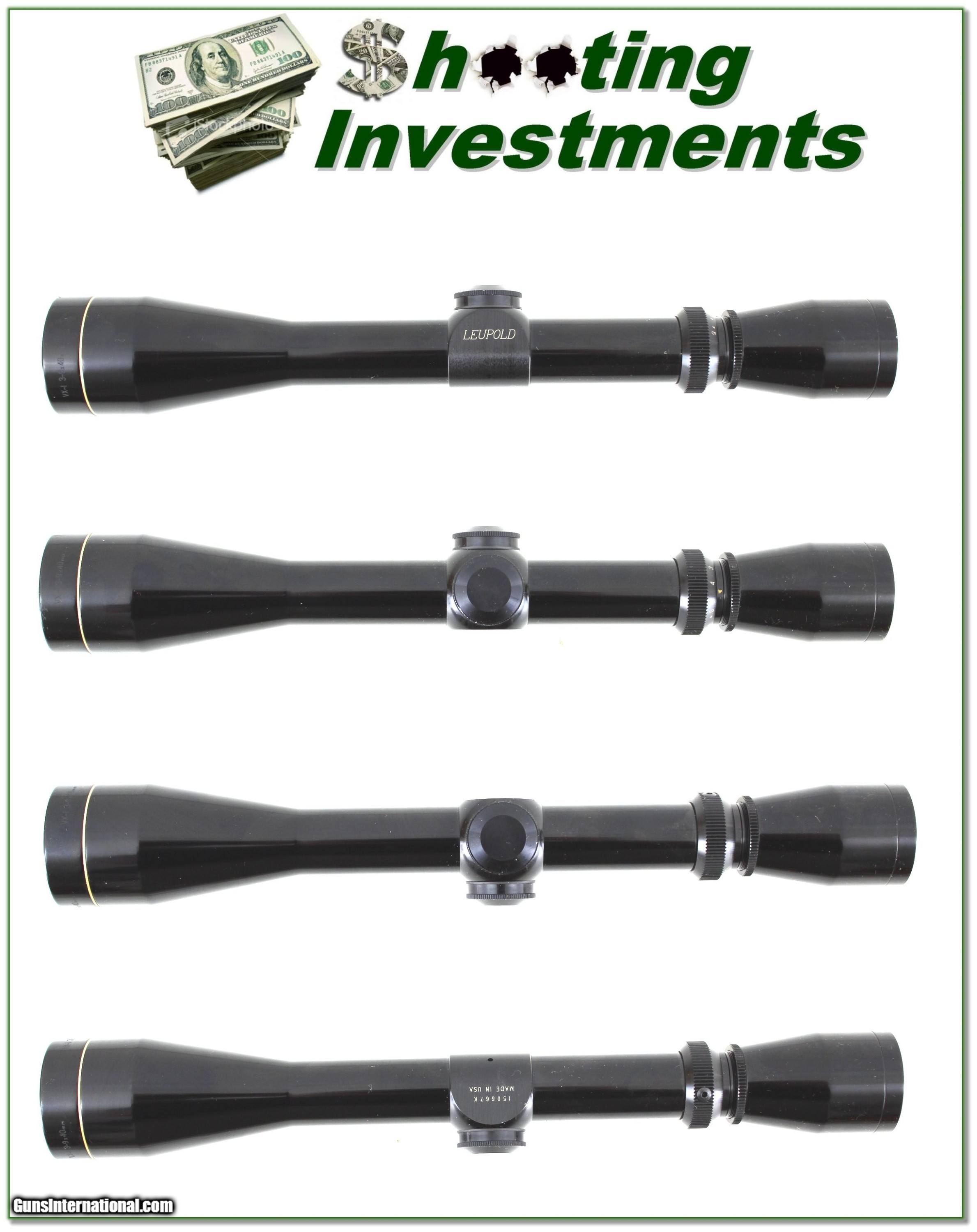Leupold VX 39 X 40mm Gloss rifle scope looks new