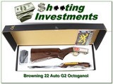 Browning 22 Auto Grade II Octagonal barrel XX Wood NIB - 1 of 4