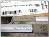 Weatherby Mark V Terramark RC (Range Certified) 257 Wthy NIB - 4 of 4