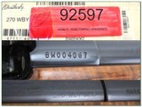 Weatherby Mark V Ultra Mark custom shop 26in 270 Wthy NIB - 4 of 4