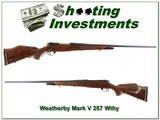 Weatherby Mark V Custom Shop 26in 257 Wthy top collector! - 1 of 4