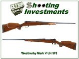 Weatherby Mark V GERMAN Custom Shop LH 378 Wthy EXC Cond! - 1 of 4