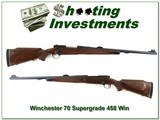 Winchester 70 Super Grade 458 Win Mag New Haven made - 1 of 4