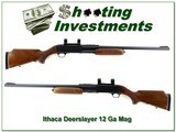 Ithaca Model 87 Featherlight Deerslayer 12 Ga 3in 24in rifled - 1 of 4