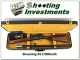 Browning A5 Light 12 Belgium 2 millionth unfired in case! - 1 of 4