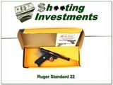 Ruger Mark 1 Standard 22LR 4 3/4in unfired in box! - 1 of 4