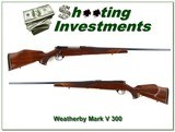Weatherby Mark V Deluxe German made 300 Wthy collector! - 1 of 4
