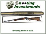 Browning Model 78 45-70 ANIB! - 1 of 4
