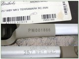 Weatherby Mark V Terramark RC 257 factory new - 4 of 4