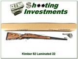 Kimber of Oregon Model 82 22 rare Laminate New in BOX! - 1 of 4