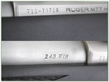 Ruger 77 Hawkeye all-weather stainless 243 - 4 of 4