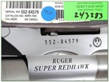 Ruger Super Redhawk 454 Casull 7.5in stainless w/ ring in case - 4 of 4