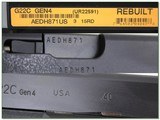 Glock 22 22C Gen 4 40 S&W unfired in case, 3 15r mags! - 4 of 4