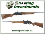 Browning BAR Safari II in 243 Winchester - 1 of 4