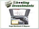 Ruger Blackhawk Blued 6.5 41 Magnum NEW! - 1 of 4