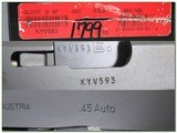 Glock 21 SF Gen 3 45 ACP unfired in case, 2 13r mags! - 4 of 4