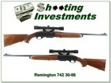 Remington 742Woodsmaster in 30-06 w/ scope - 1 of 4