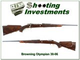 Browning Belgium Olympian triple signed 1962 30-06 - 1 of 4