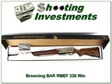 Browning BAR Safari High Grade RMEF 338 Win NIB! - 1 of 4