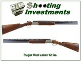 Ruger Red Label 12 Gauge English Stock 12 Ga Exc Cond! - 1 of 4