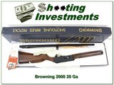 Browning 2000 20 Gauge 26in IC unfired in box! - 1 of 4