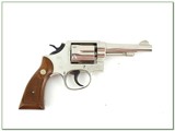 Smith & Wesson Model 10-7 4in polished nickel 38 Special ANIB! - 2 of 3