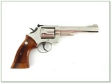 Smith & Wesson Model 19-3 6in polished nickel 357 ANIB! - 2 of 4