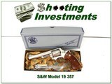 Smith & Wesson Model 19-3 6in polished nickel 357 ANIB! - 1 of 4