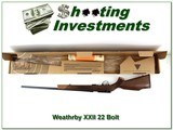 Weatherby XXII German Anschutz 22 LR NIB XX Wood! - 1 of 4