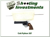 Colt Python 357 Exc Collector Cond 1978 made 6in - 1 of 4
