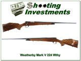 Weatherby Mark V Varmint Master Custom Shop 26in 224! - 1 of 4